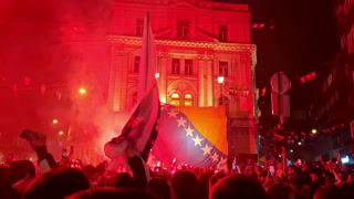 Bosnia Qualifies For Fifa World Cup Massive Celebration In Sarajevo