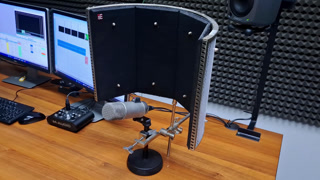 Broadcast Quality Microphone In Studio Environment