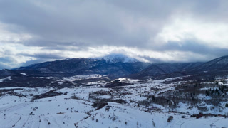 Spectacular Mountain Landscape In Winter Bosnia And Herzegovina