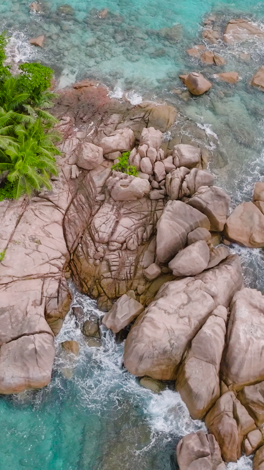 Island With Massive Granite Rocks Covered Stock Footage SBV-353239367 ...