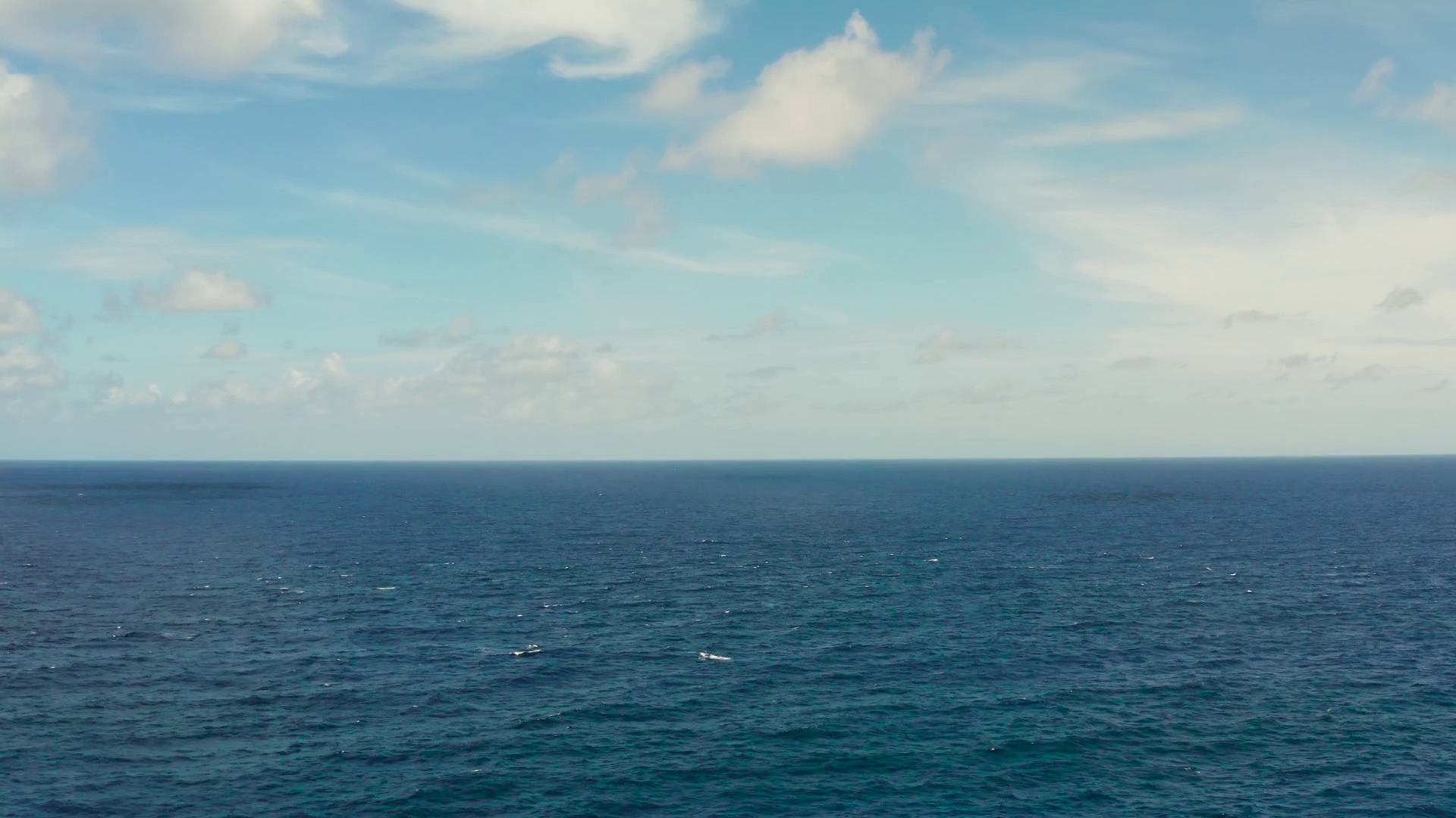 Blue Ocean With Waves Sky With Clouds Stock Footage SBV-347721628 ...