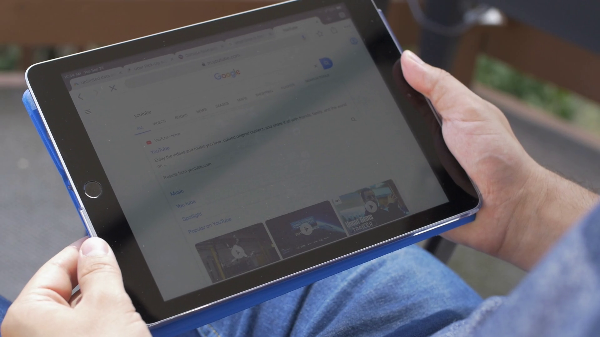 Browsing Youtube On Tablet Stock Footage SBV337779524 Storyblocks