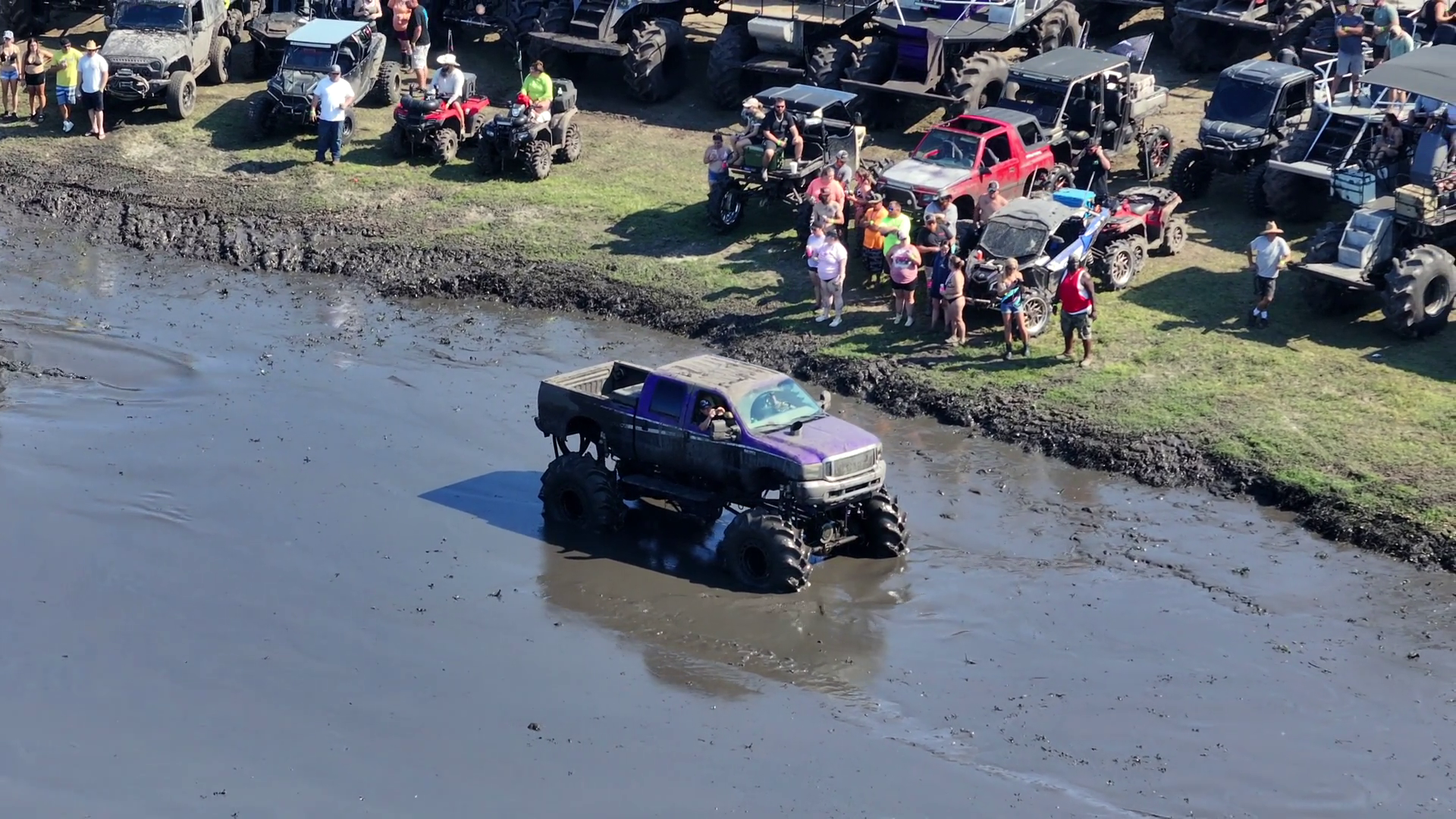 Mudding In Florida American Aerial Smoke Stock Footage SBV-351820881 ...