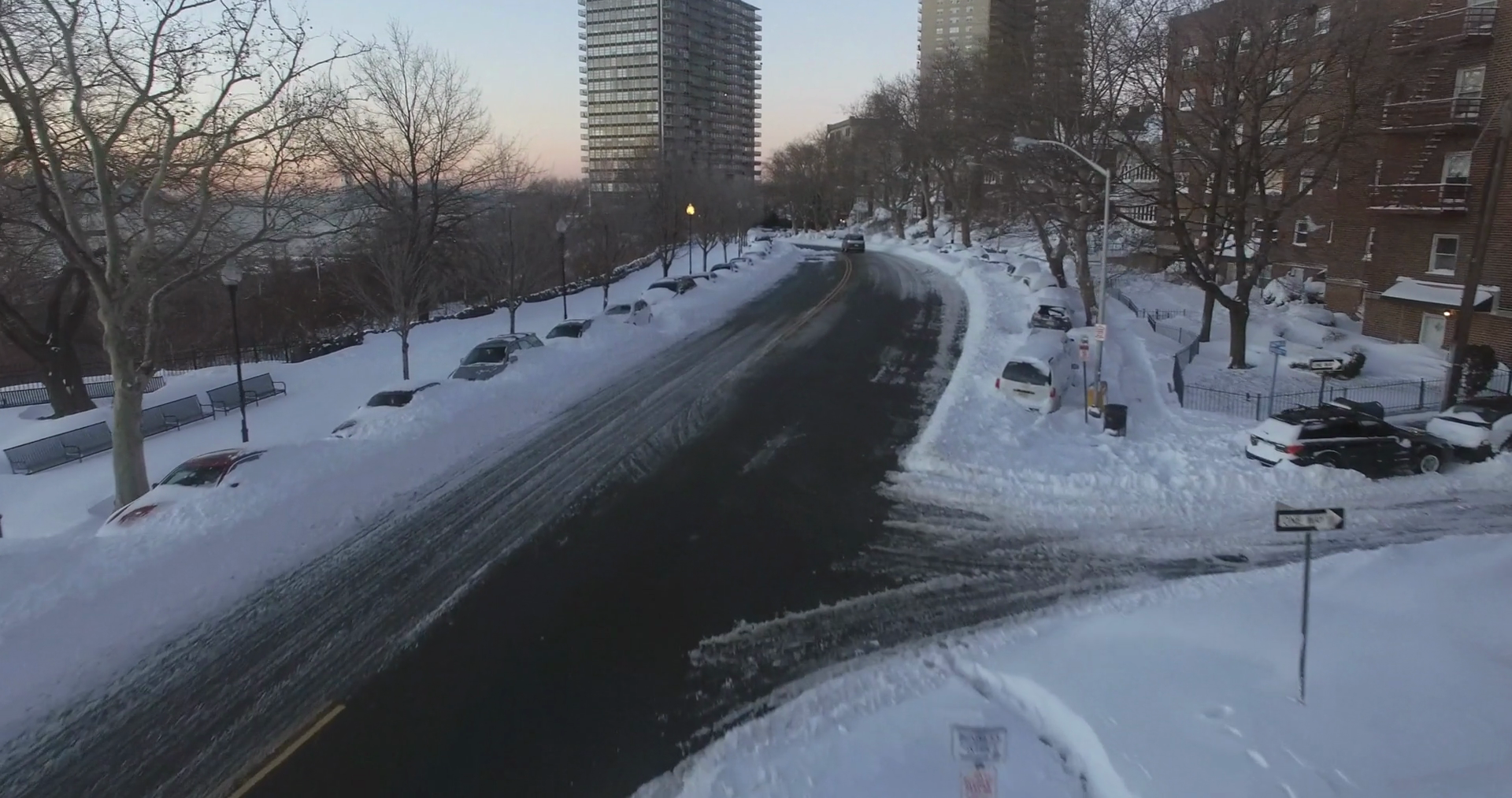 2016 2ft Snow Aerial Aerial View - Aerial Stock Footage SBV-351904727 ...