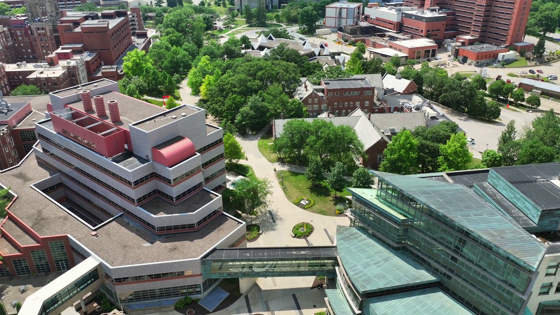 University Of Iowa In Iowa City Aerial 5 Sb Stock Footage SBV-352706802 ...