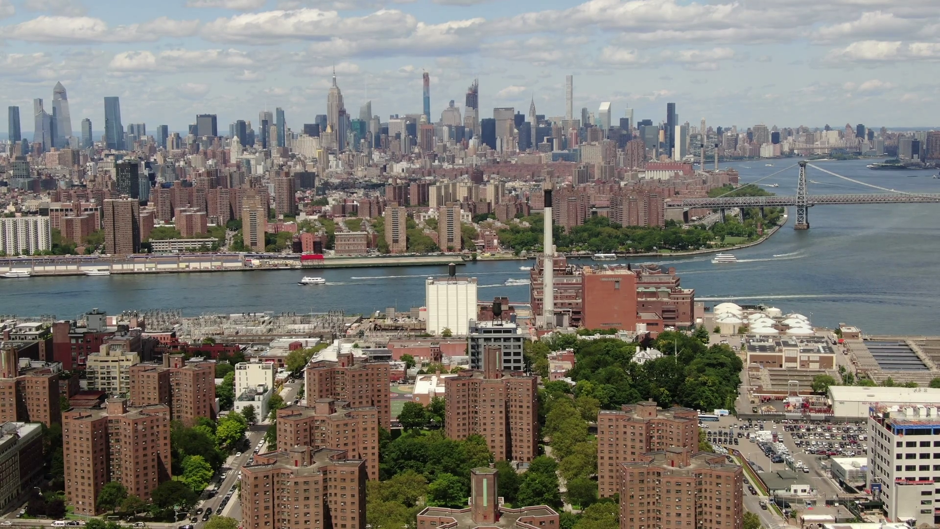 Aerial of Brooklyn, New York Stock Video Footage 0034 SBV337172648