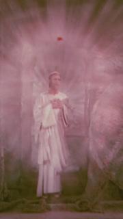 ISRAEL - 1927, in this silent epic film, Roman soldiers cannot believe their eyes when celestial light shines from Jesus Christ's tomb. One man falls on his knees. After theyve run, Jesus appears.