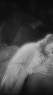 ISRAEL - 1927, in this silent epic film, Jesus prays to his Father. This takes place before his betrayal and crucifixion.