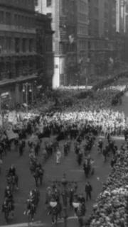 1933 - Jewish New Yorkers hold an anti-Hitler demonstration down 5th Avenue.