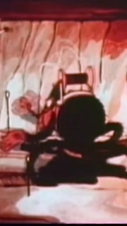 1936 - In this animated film, flies play with items on a desk while a spider prepares a deadly trap for them.