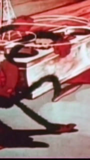 1936 - In this animated film, a spider tries to trap flies in a bedroom of cobwebs but one gets away to fight.