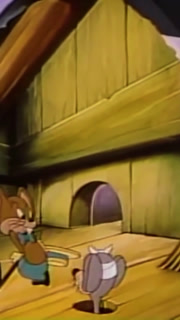 1947 - In this animated film, a city mouse vows to help his country cousins fight off a menacing cat.