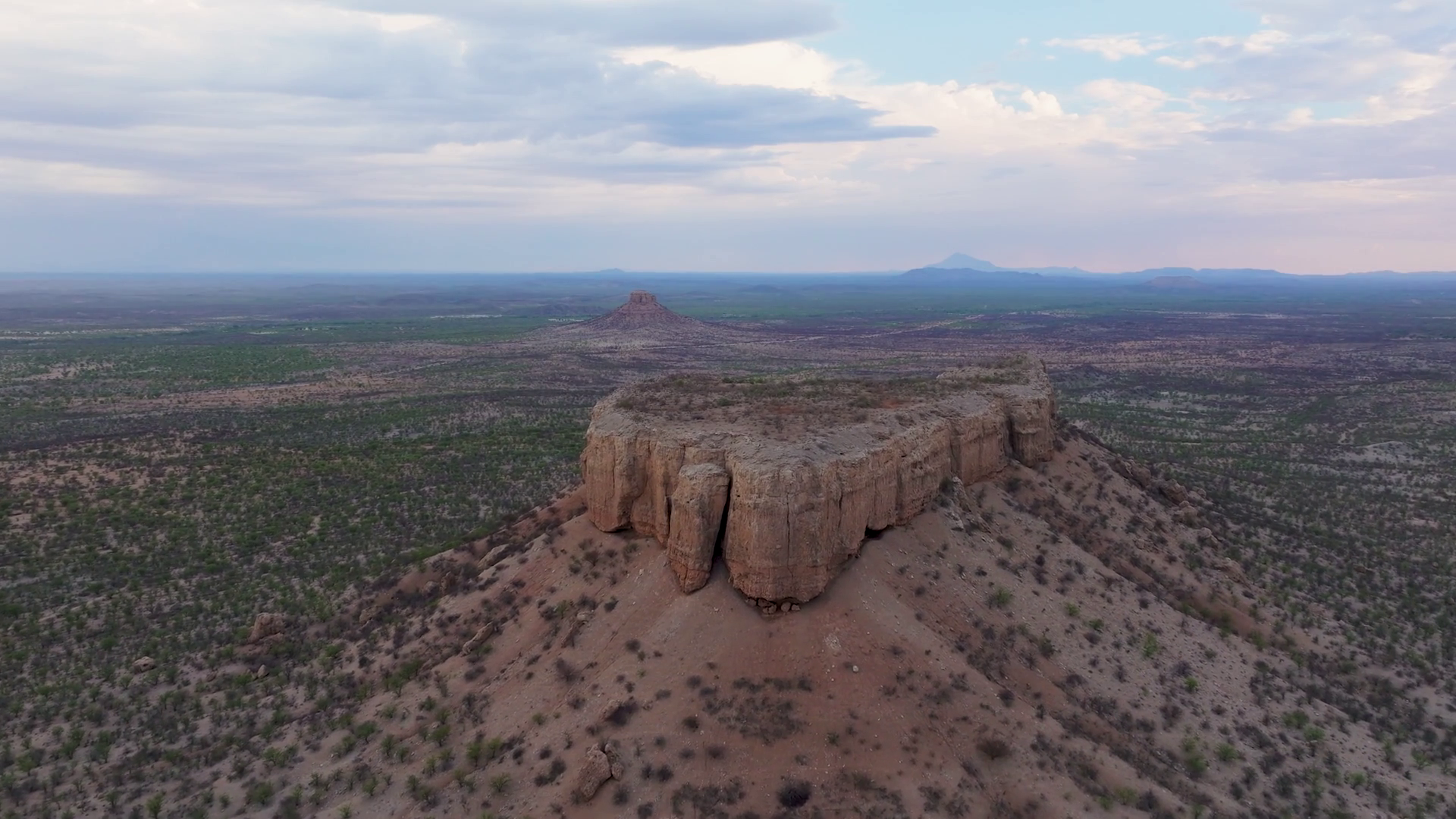 Aerial View Of Rock Formation Landscape Stock Footage SBV-352610708 ...