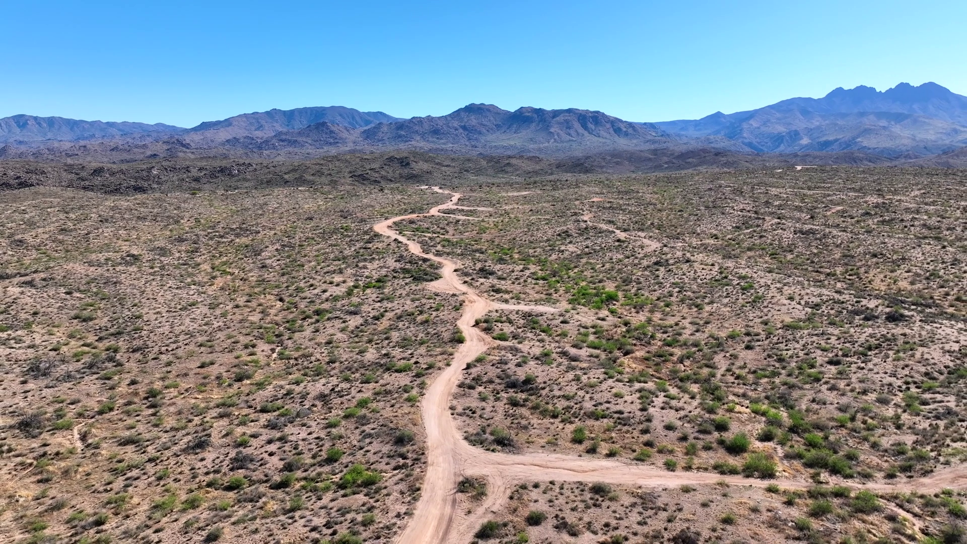Aerial View Of Rugged Desert Landscape With Stock Footage SBV-353301078 ...