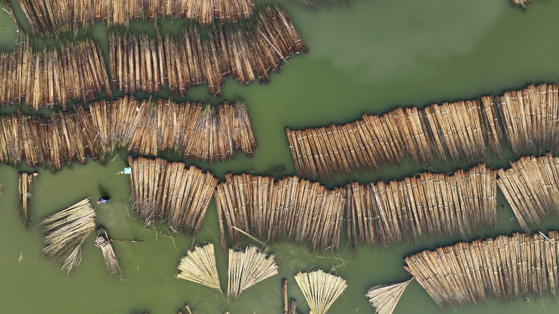 Aerial View Of Timber Floating Bangladesh Stock Footage SBV-352686599 ...