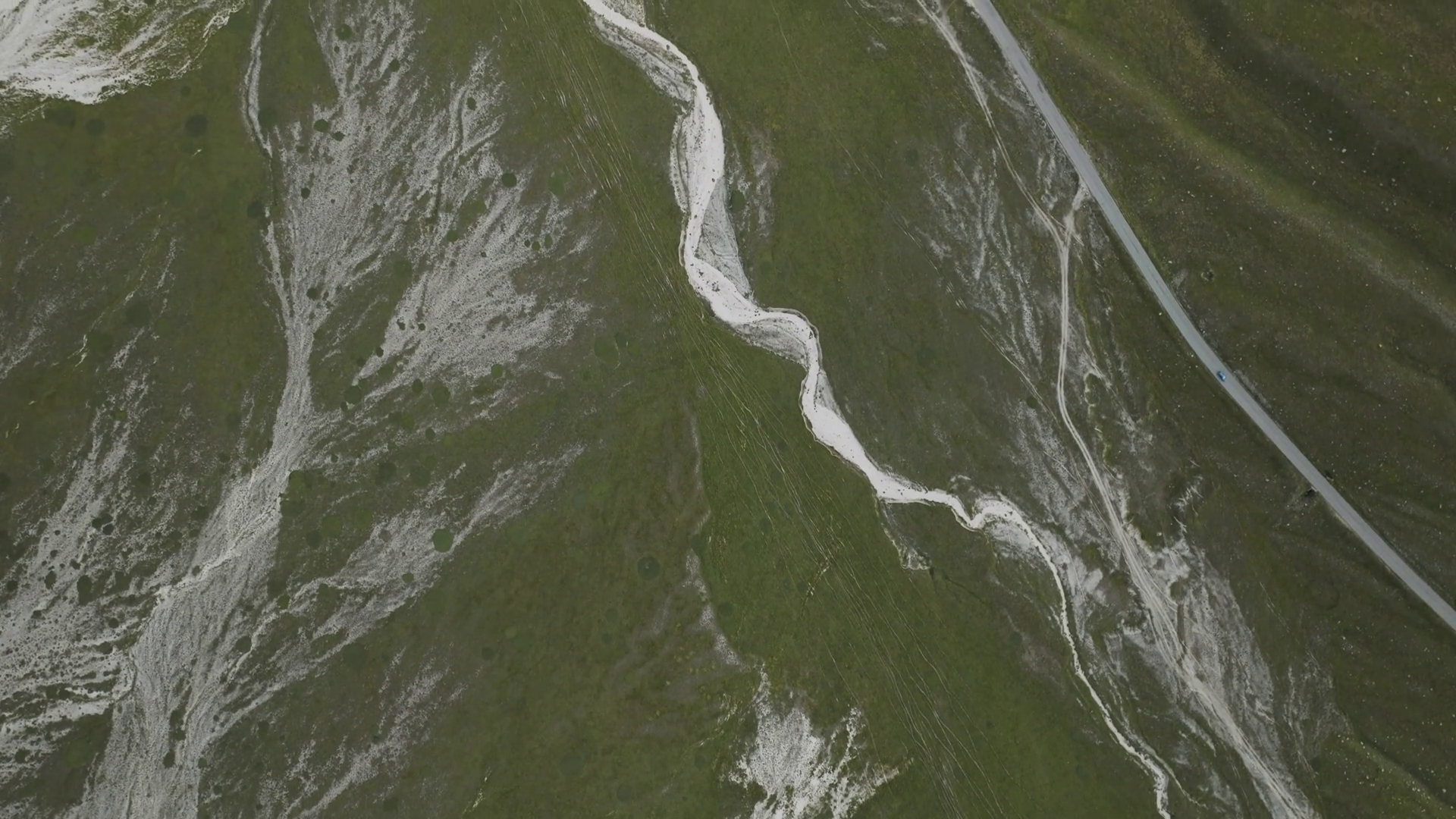 Aerial View Of Winding River Road Italy Stock Footage SBV-352755434 ...