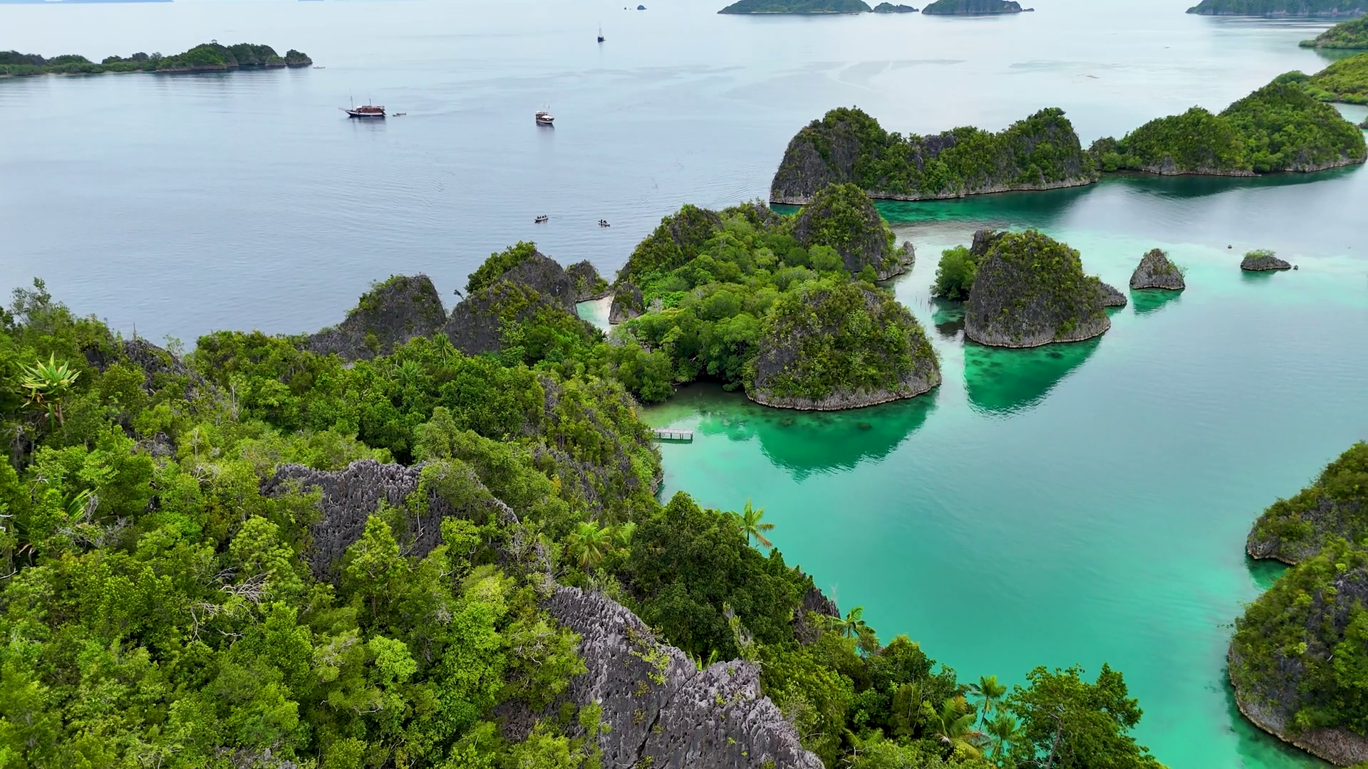 Aerial View Of Stunning Piaynemo Islands Stock Footage SBV-352865667 ...