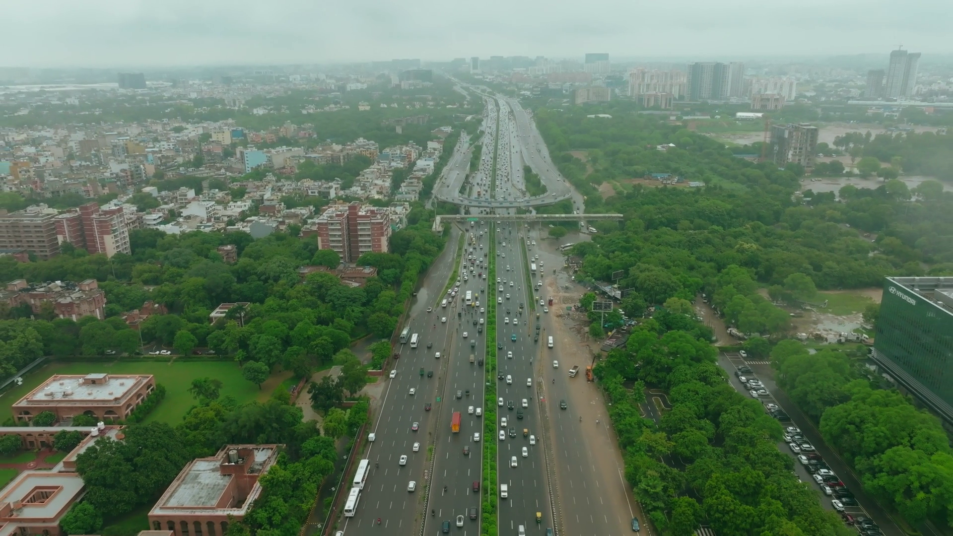 Aerial View Of National Highway 48 Shows Stock Footage SBV-353494173 ...