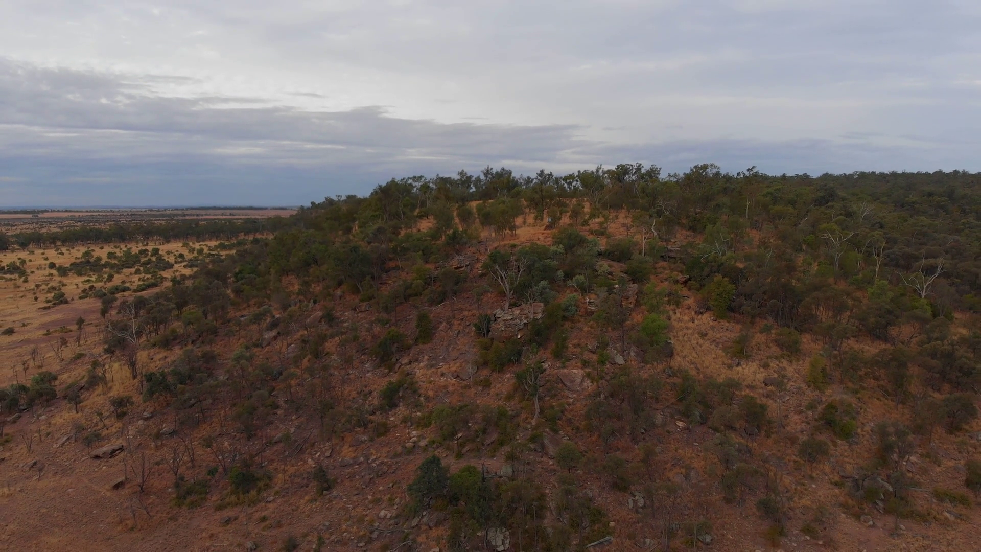 Aerial View Of Dry Outback Landscape With Stock Footage SBV-349252619 ...