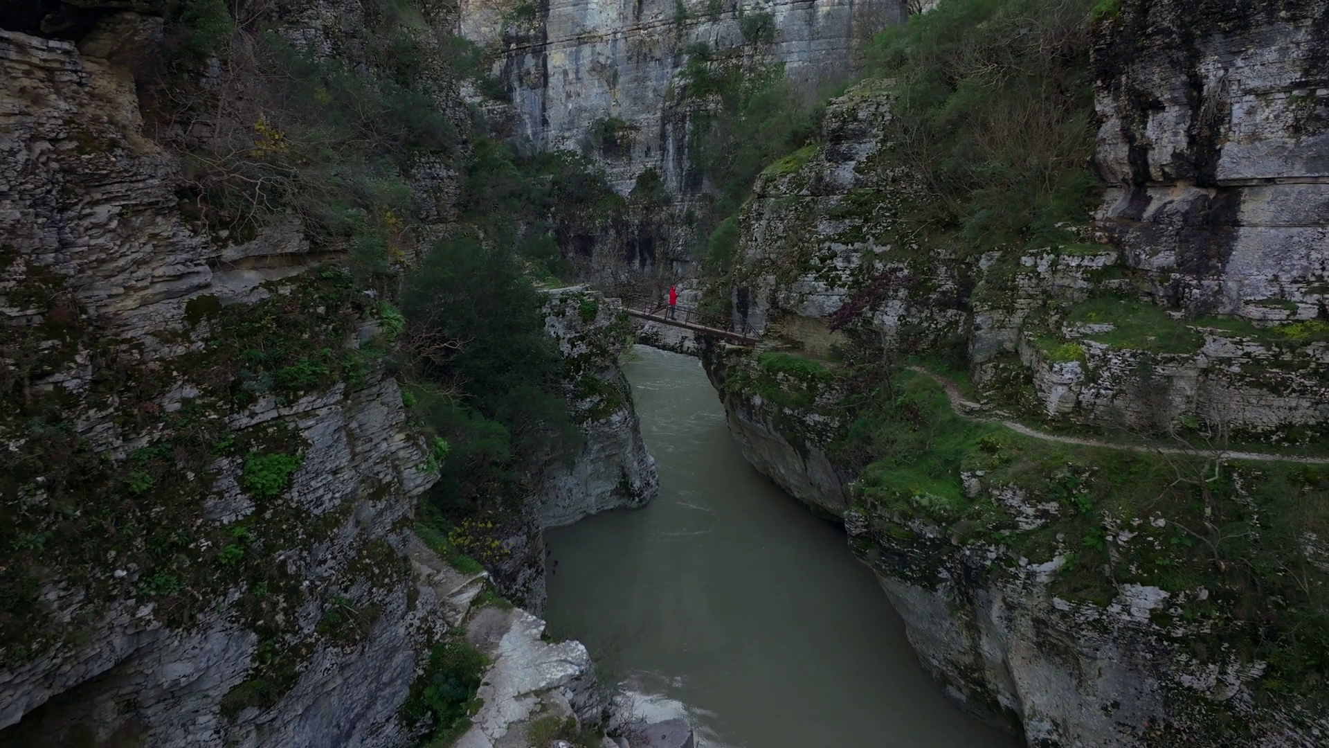 Aerial View Of Osumi Canyon With Osum River Stock Footage SBV-351764097 ...