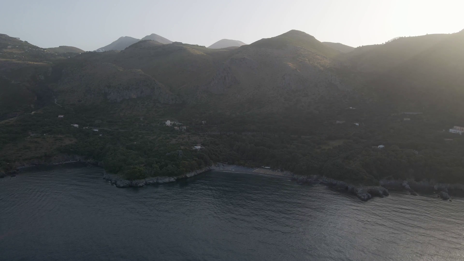Aerial View Of Long Coastline With Inlets Stock Footage SBV-348376885 ...