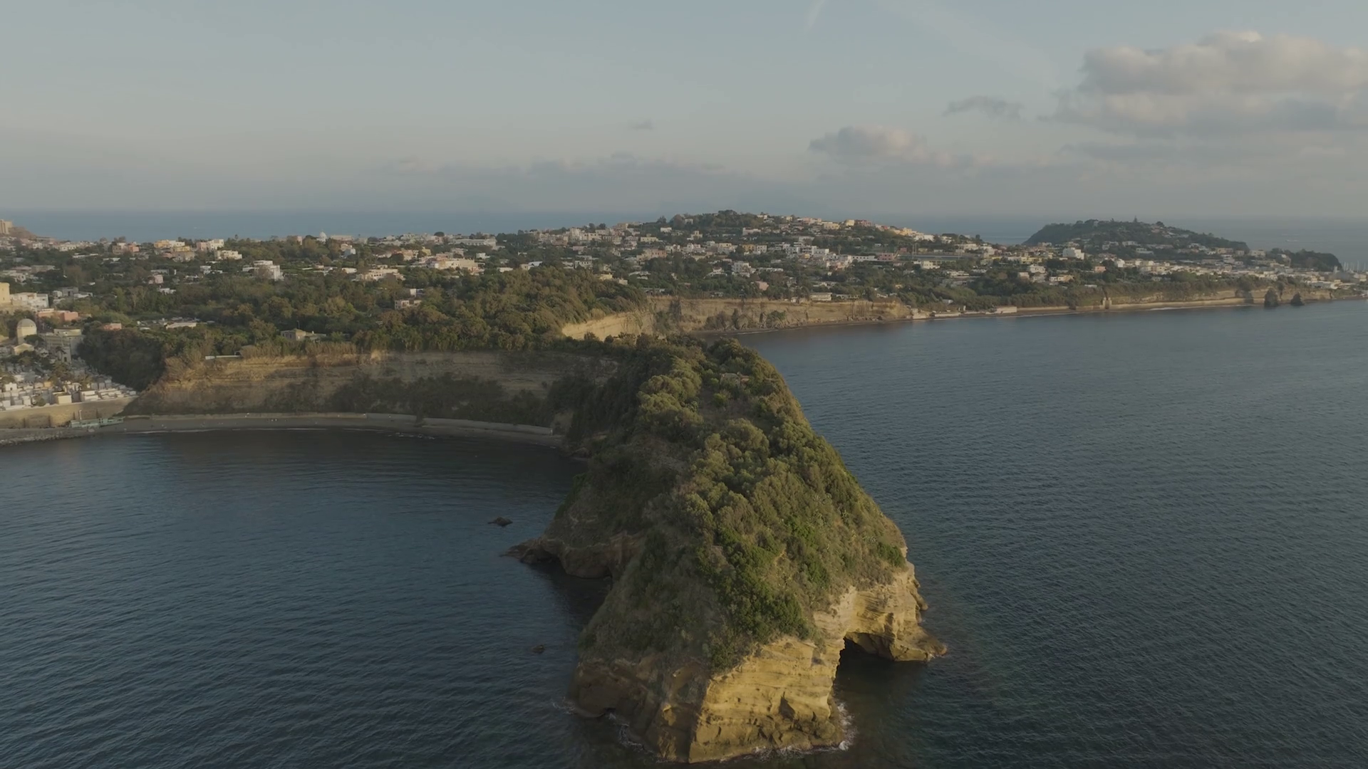 Aerial View Of Serra Small Promontory With Stock Footage SBV-348639002 ...