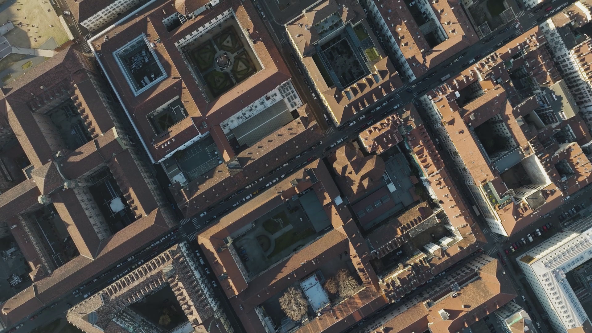 Aerial View Of Piazza Carlo Emanuele Ii In Stock Footage SBV-348843591 ...