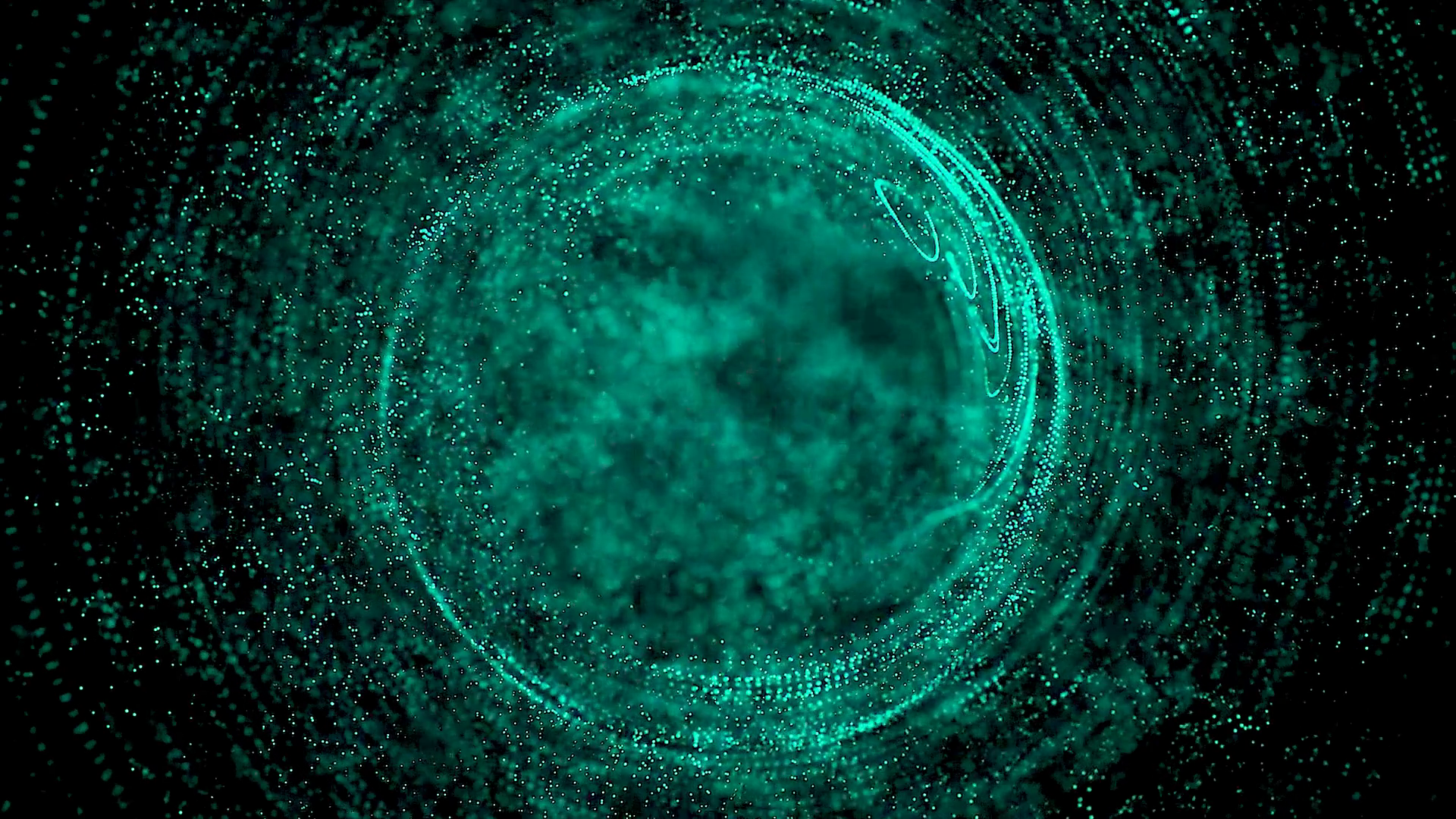 Animation Of Green Particles Moving In Stock Motion Graphics SBV ...