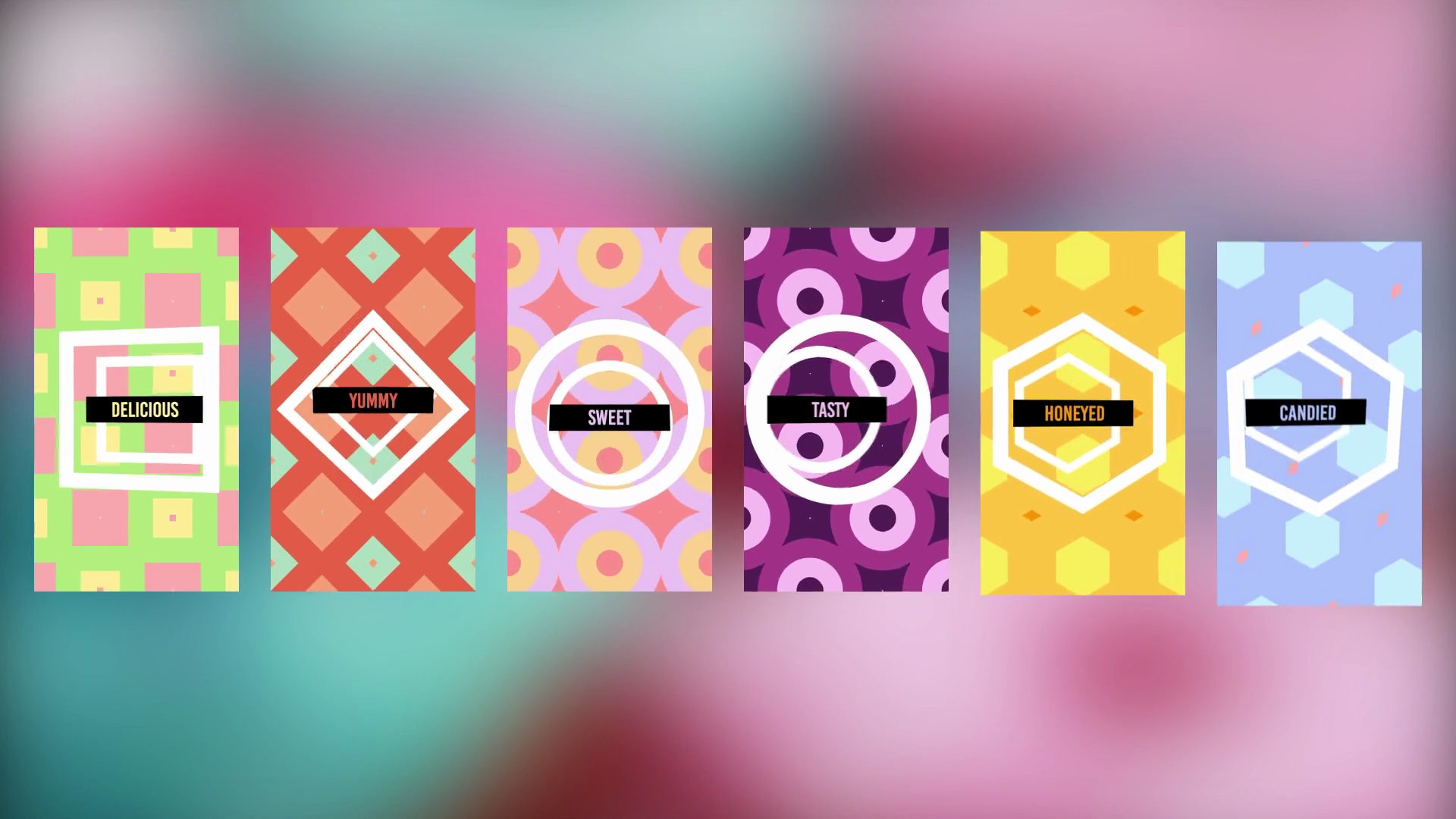 Premiere Pro Template: Colorful Vertical Typography | Mogrt SBV ...