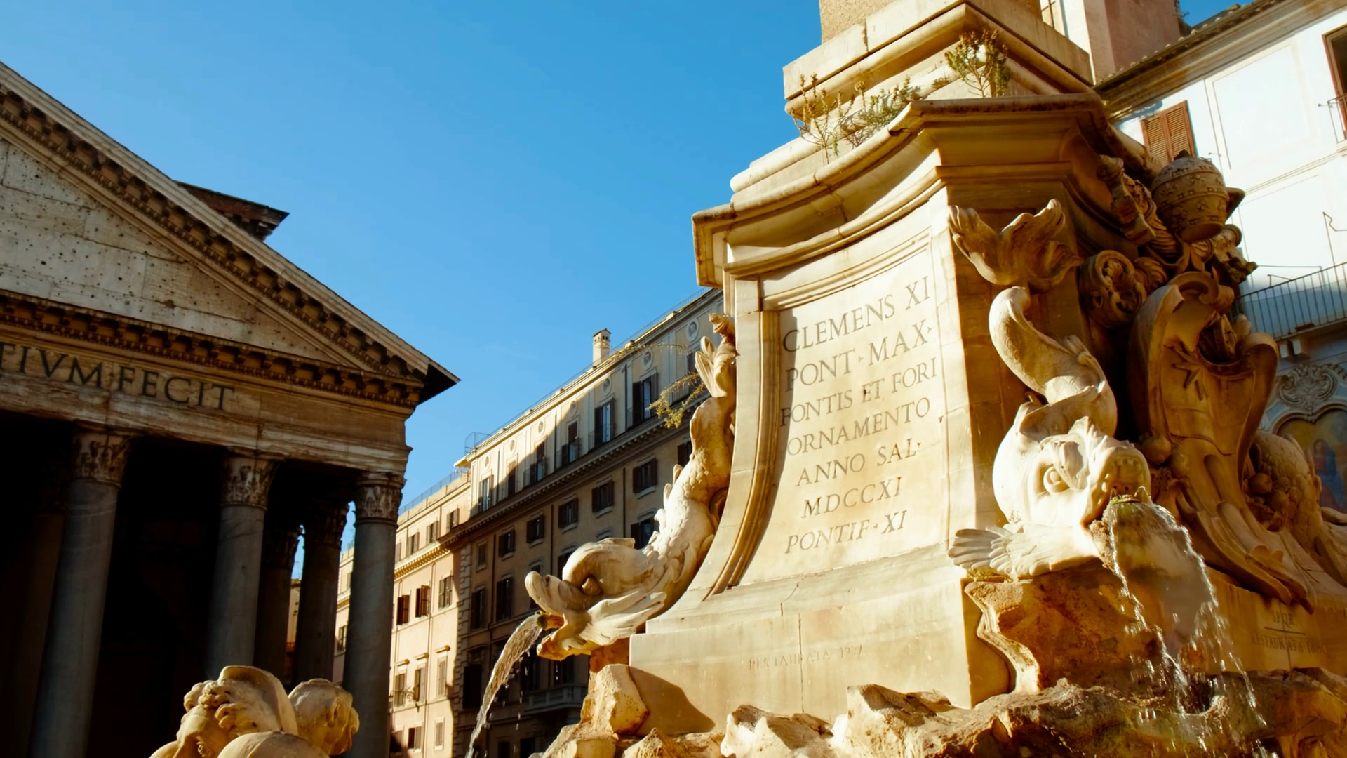 Establishing Shot Of Piazza Della Rotonda Stock Footage SBV-352632944 ...