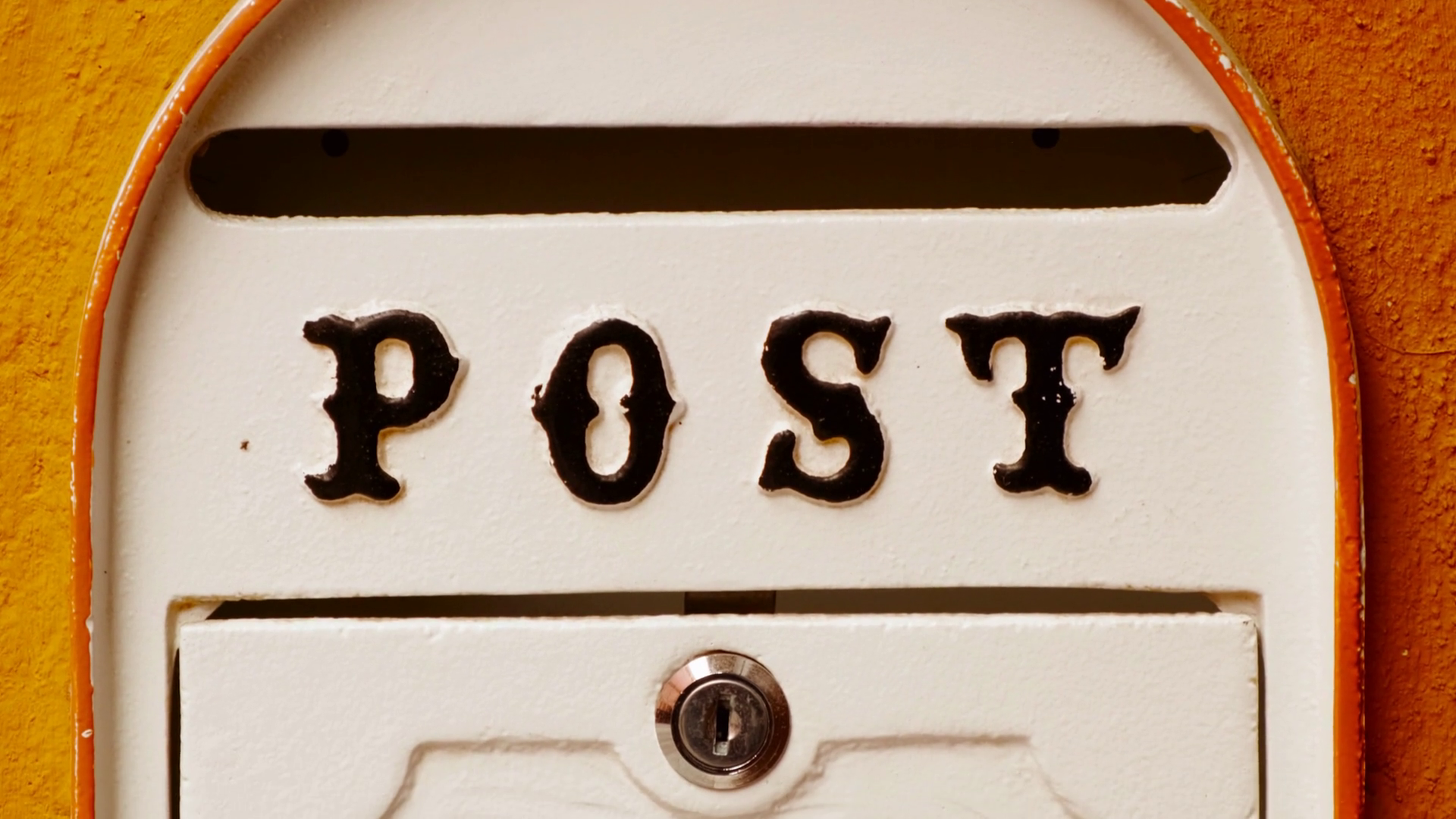 Traditional Mailbox Labeled Post In Raised Stock Footage SBV-352645343 ...