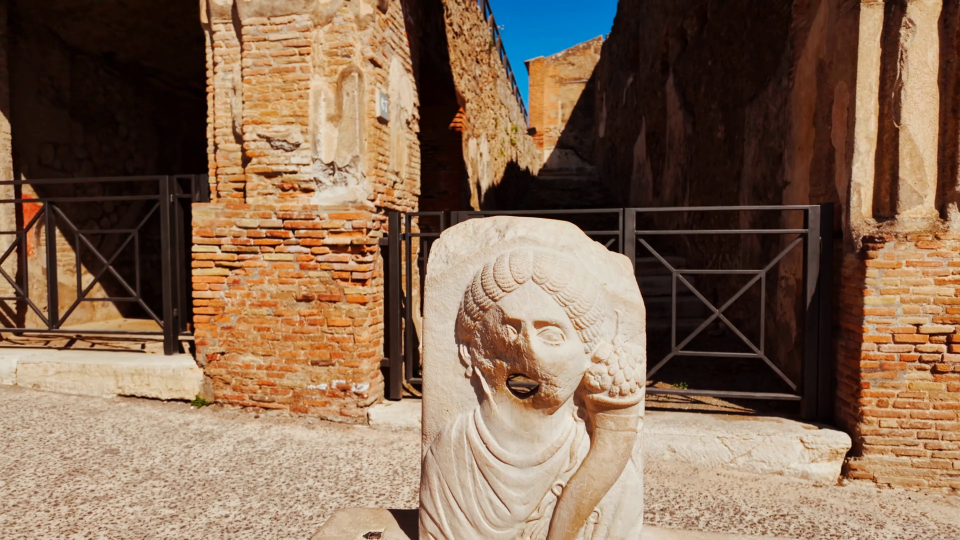 Marble Relief Of Head Of Fortuna Stock Footage SBV-352661780 - Storyblocks