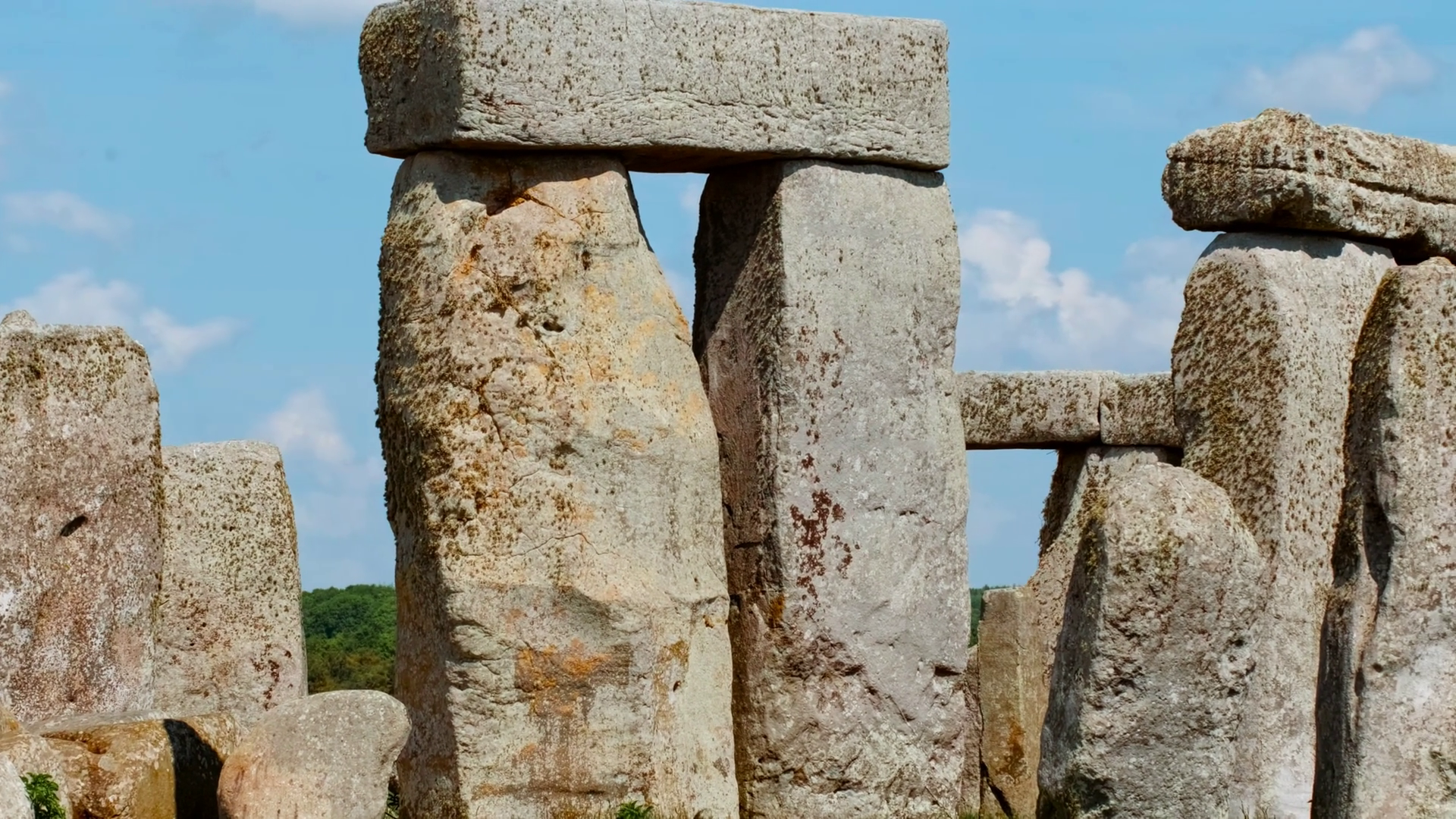 A Symmetrical Circle Of Prehistoric Stones Stock Footage SBV-352686947 ...