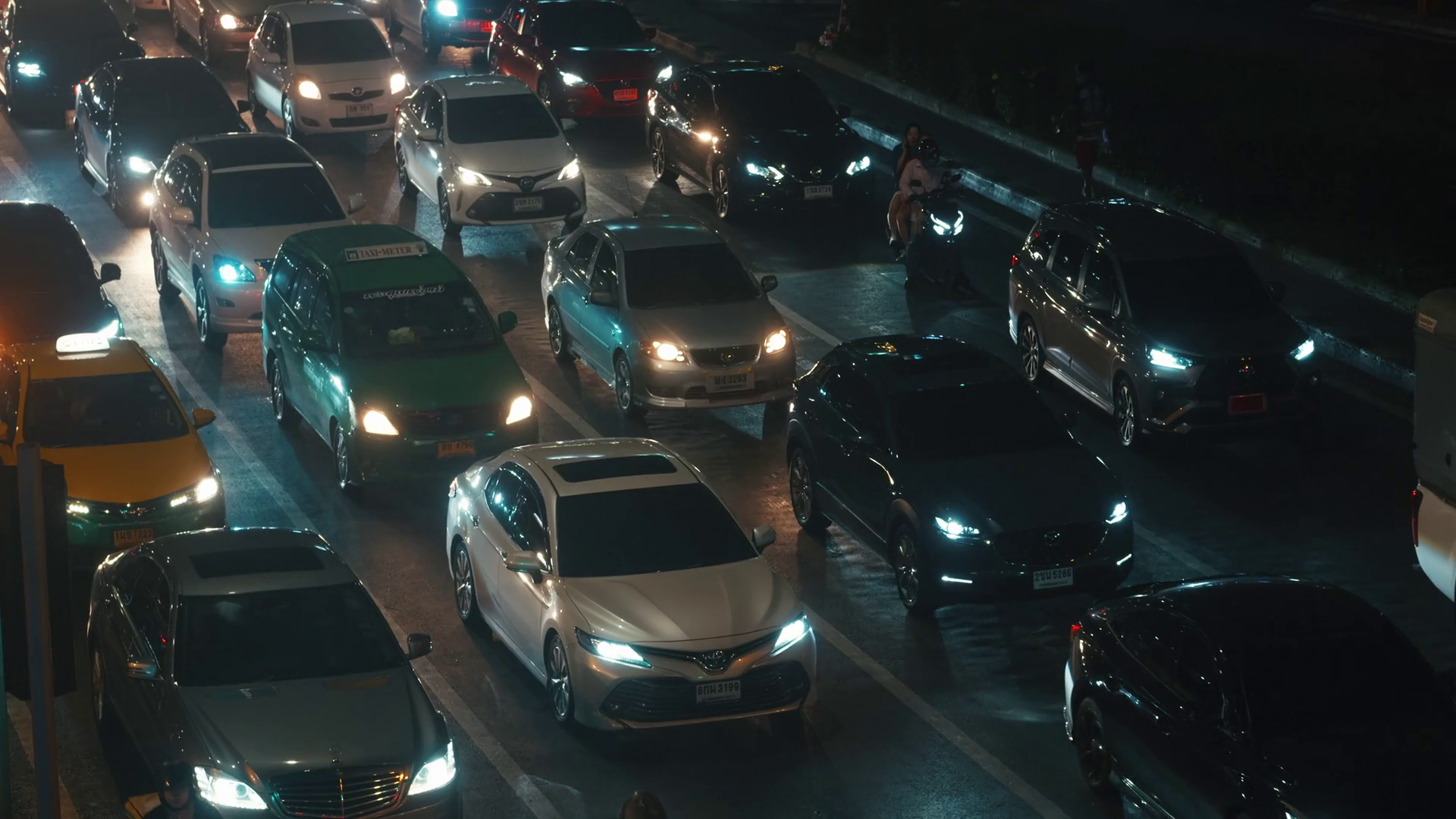 Rush Hour Traffic On Highway Of Big City At Stock Footage SBV-351959173 ...