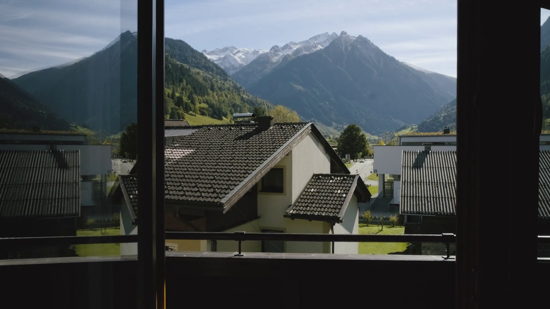 Incredible View From Hotel Window Balcony Of Stock Footage SBV ...