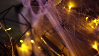 home hand made decoration for the celebration of Halloween