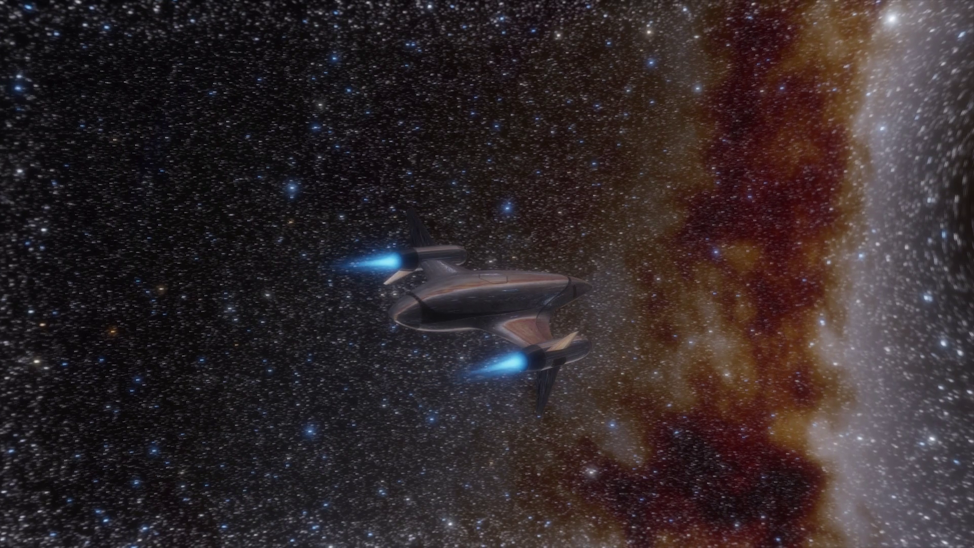 Spaceship Flies To Black Hole In Space Space Stock Motion Graphics SBV