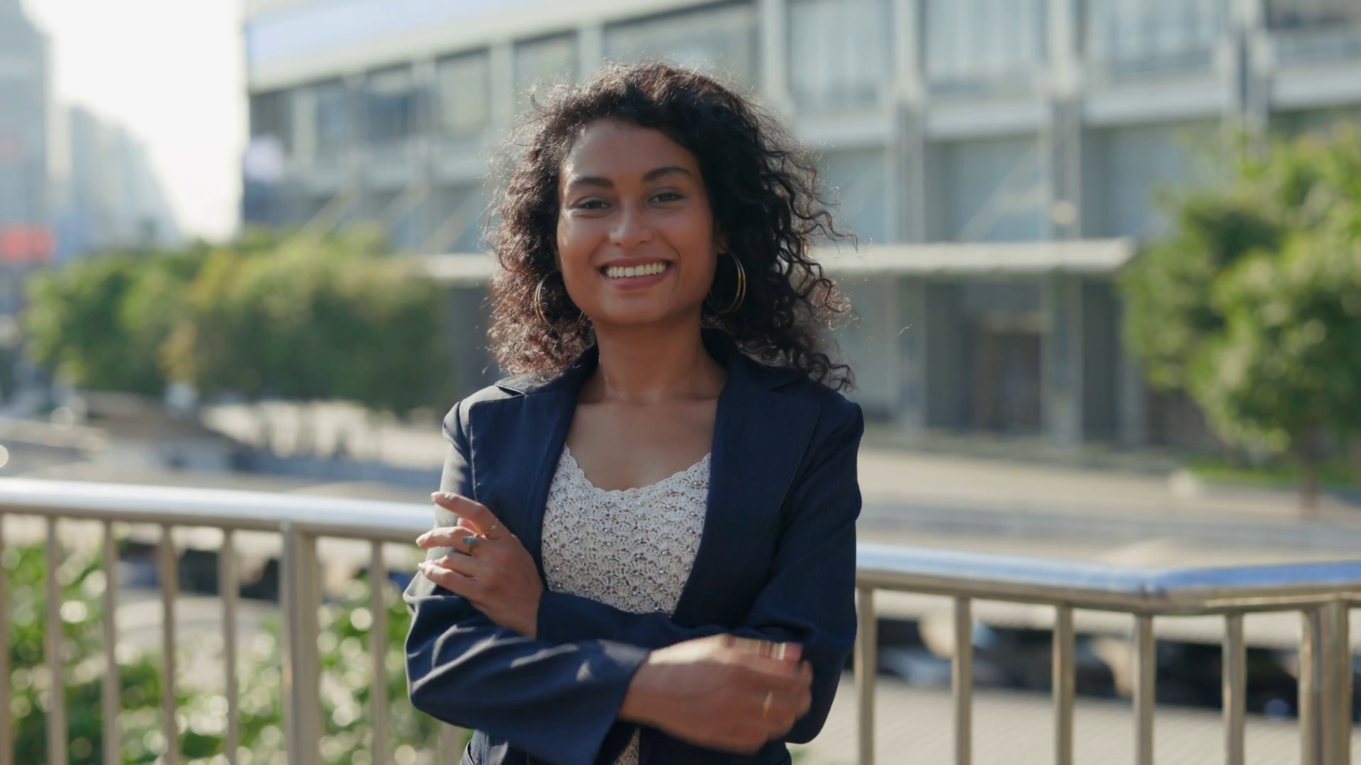 Confident Female Professional Standing Stock Footage SBV-351649583 ...