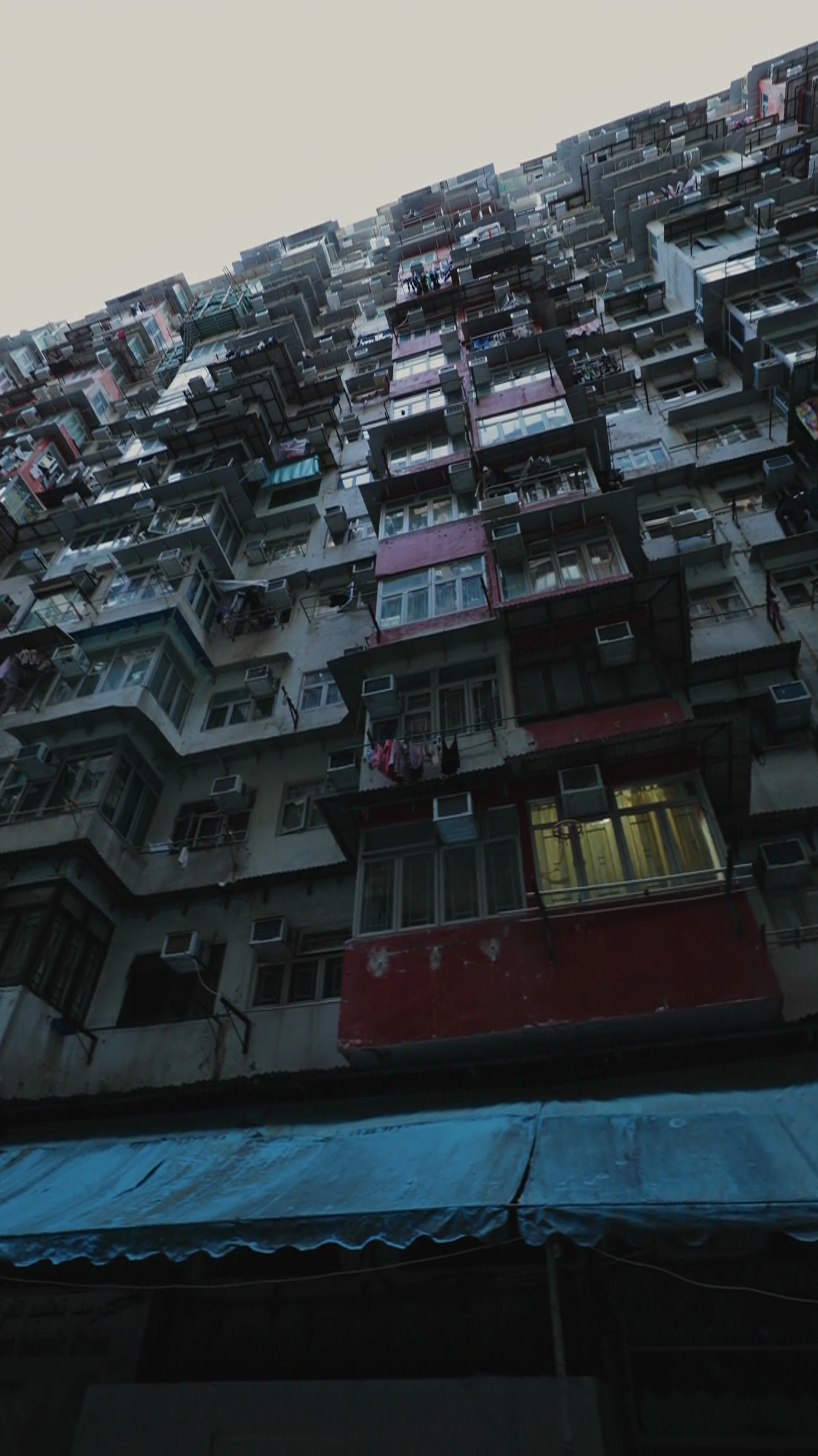 Famous Monster Building With Balconies Dirty Stock Footage SBV ...