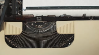 I love you - Typed on an old vintage typewriter