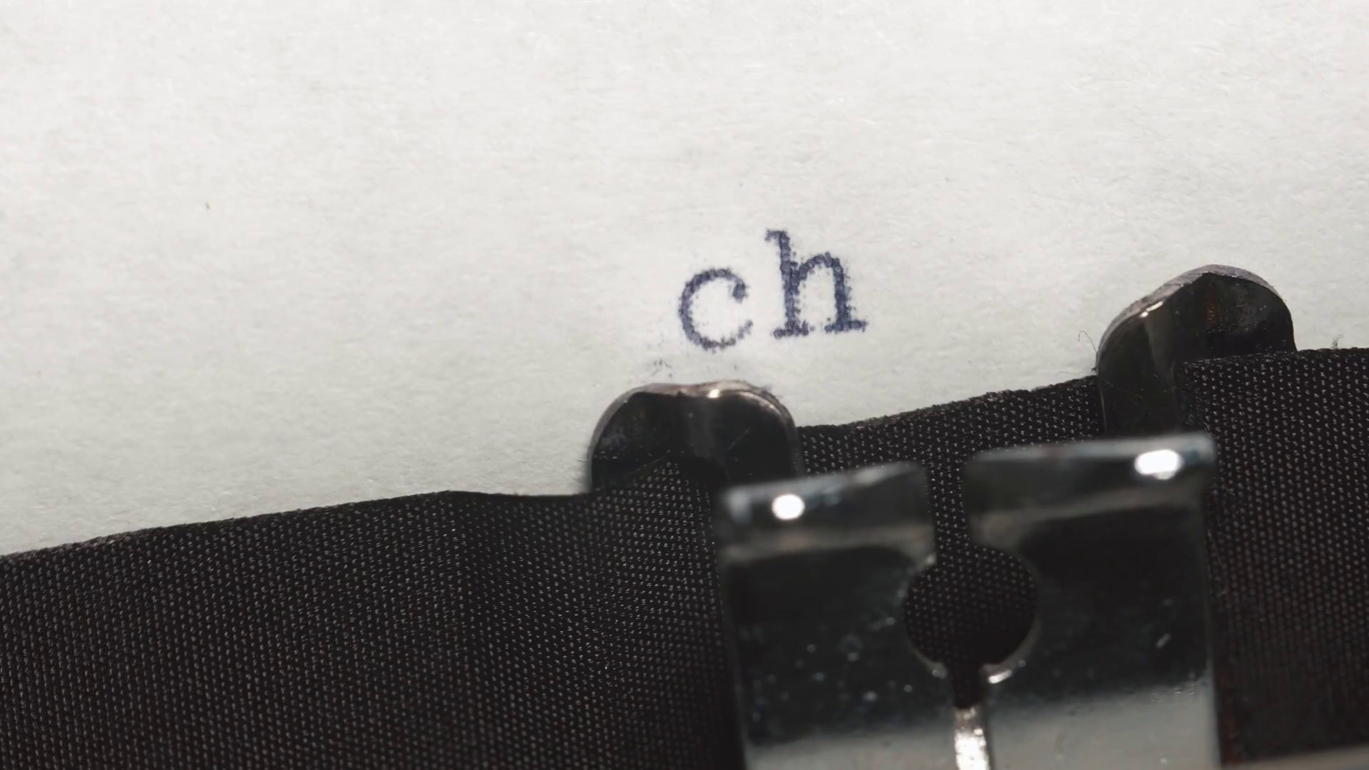 Chapter 1 Typed On Old Vintage Typewriter Stock Footage SBV-352827821 ...