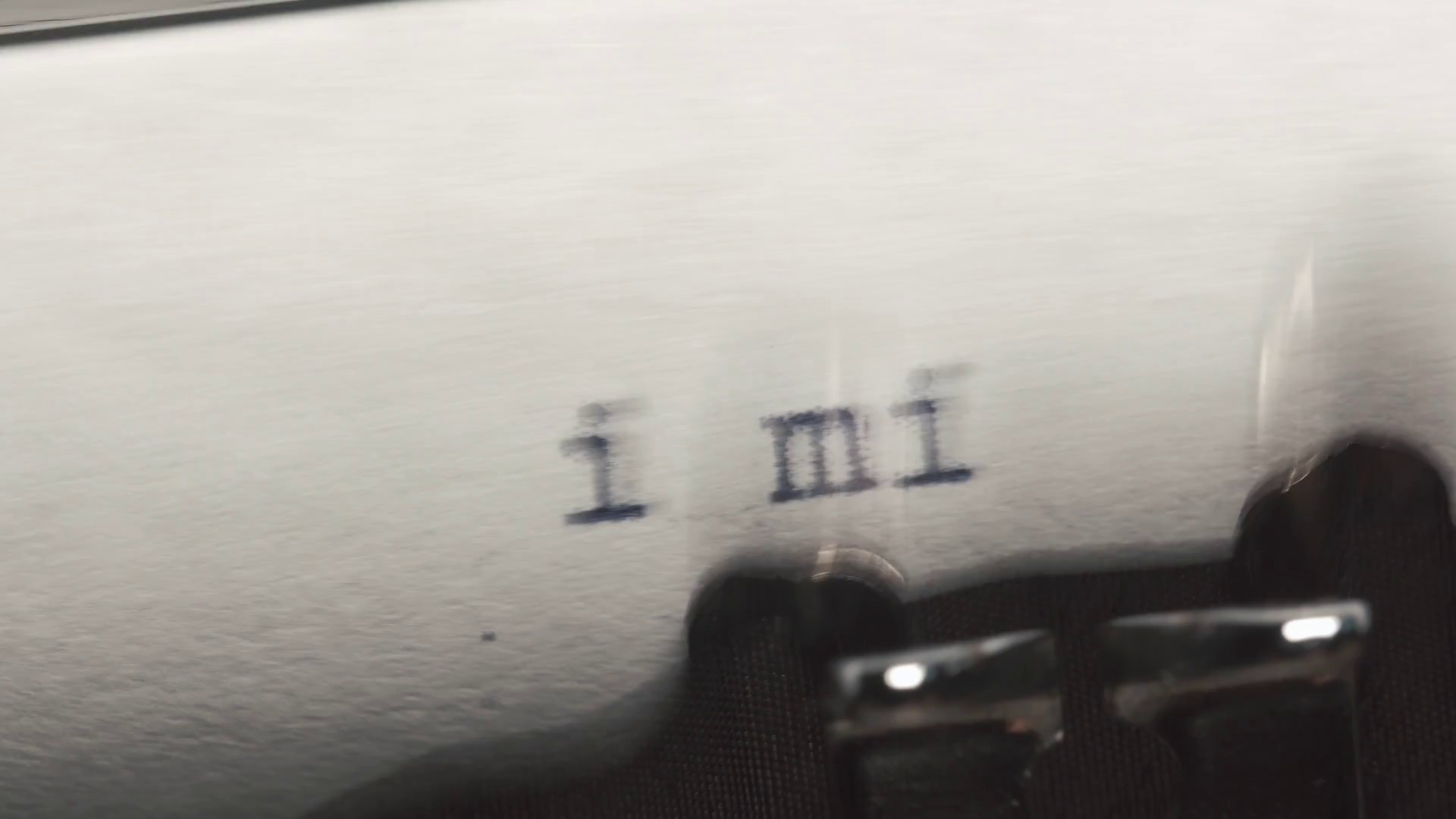 I Miss - Typed On Old Vintage Typewriter Stock Footage SBV-352827828 ...