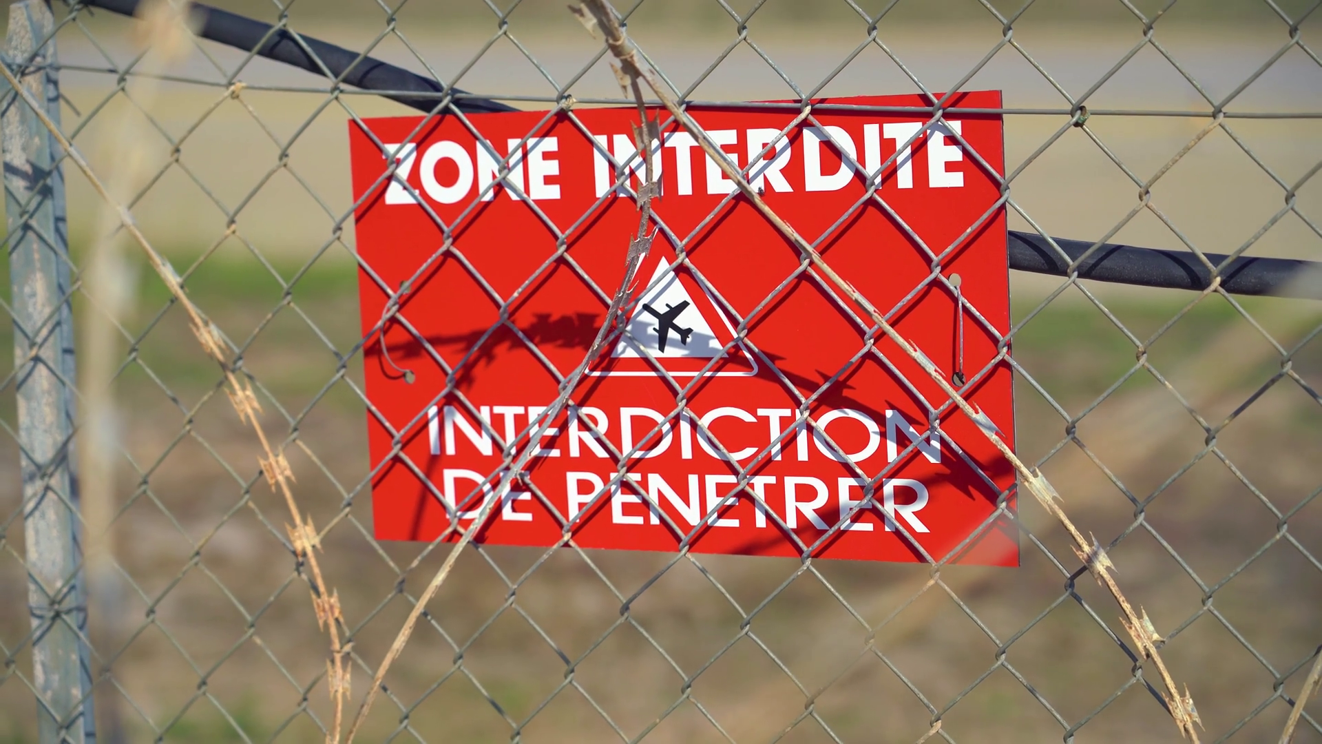 Restricted Area Sign Warns Against Entry In Stock Footage SBV-352039979 ...