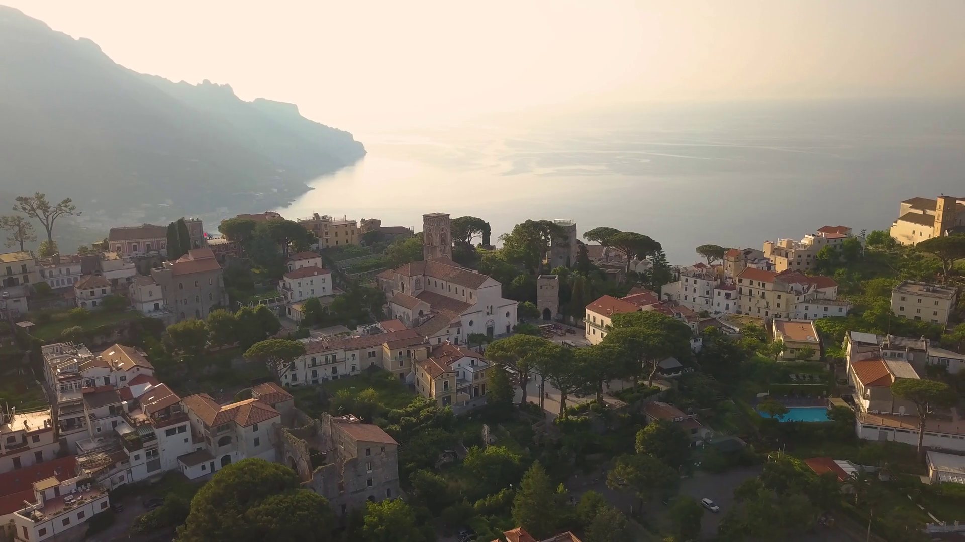 sunset-aerial-view-of-ravello-on-amalfi-coast-stock-footage-sbv