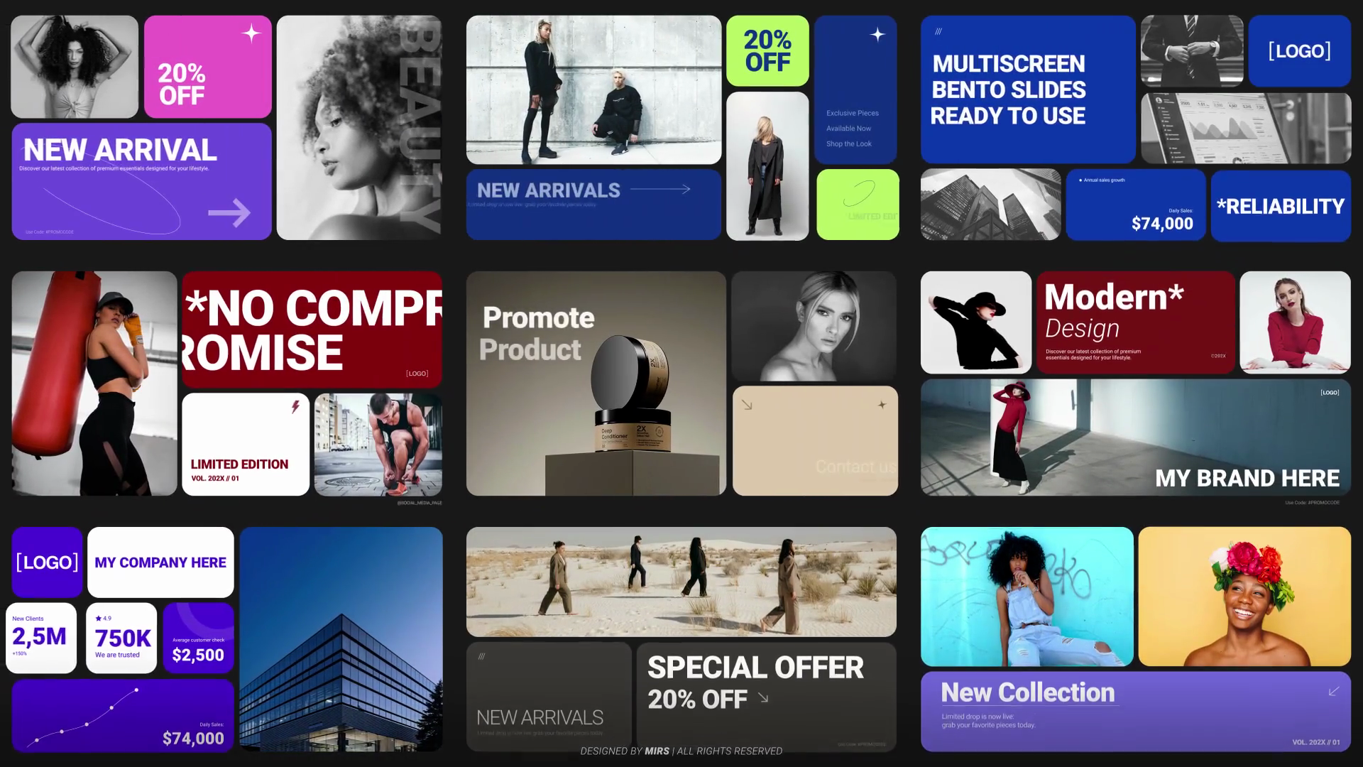 Premiere Pro Template: Multiscreen Promo Slides (premiere Pro) SBV ...
