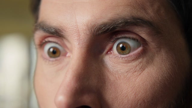 Shocked Man Eyes Stock Footage: Royalty-Free Video Clips - Storyblocks