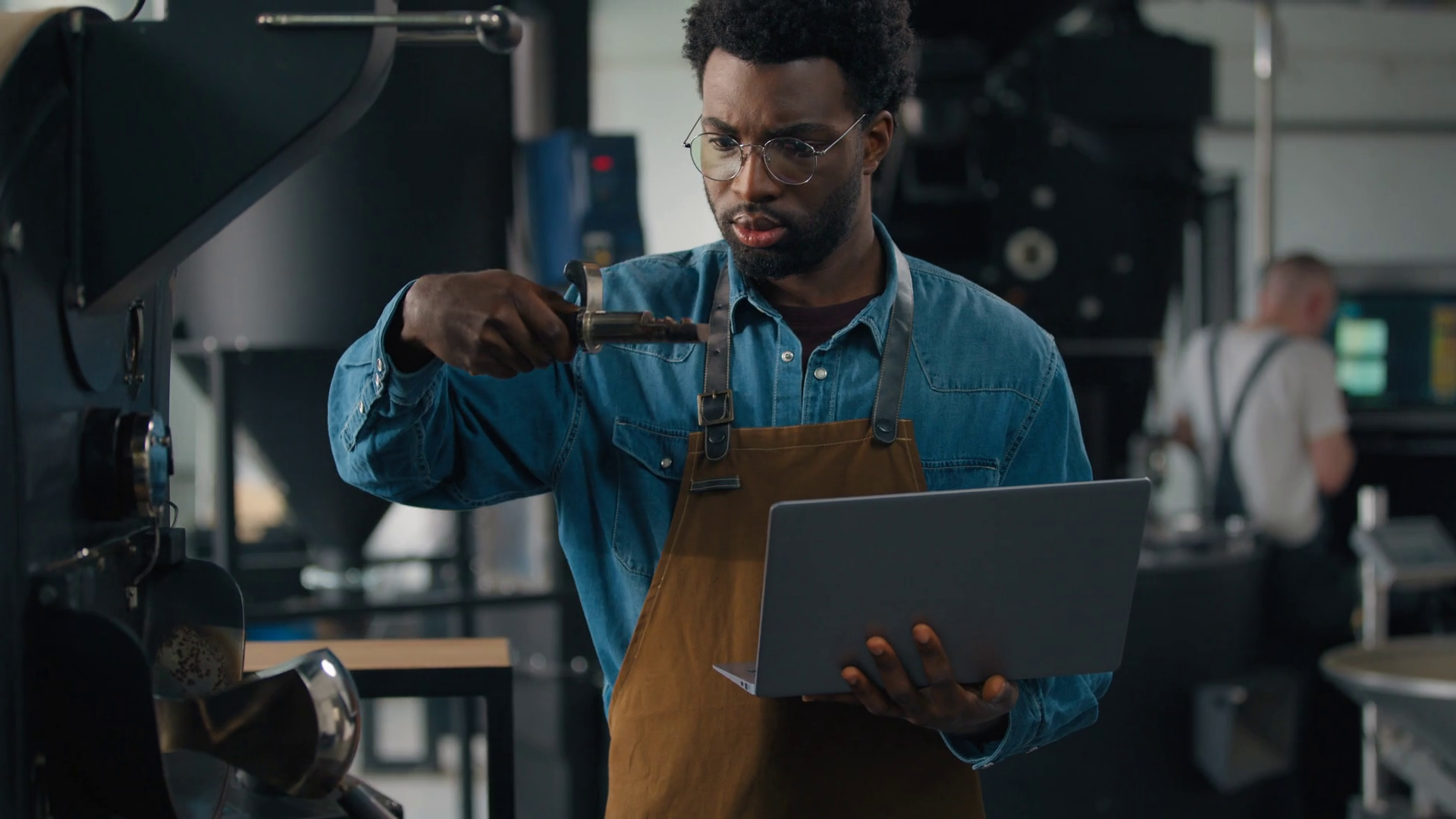 African American Man Male Guy Inspecting Stock Footage SBV-352758585 ...