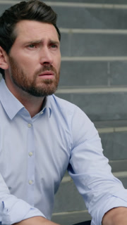 Frustrated Caucasian mature business man sitting on office stairs city job loss thinking solution stressed businessman male boss bankruptcy