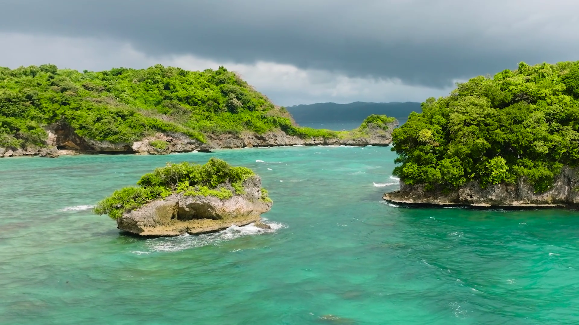 Tropical Islets With Turquoise Sea Water Stock Footage SBV-352271921 ...