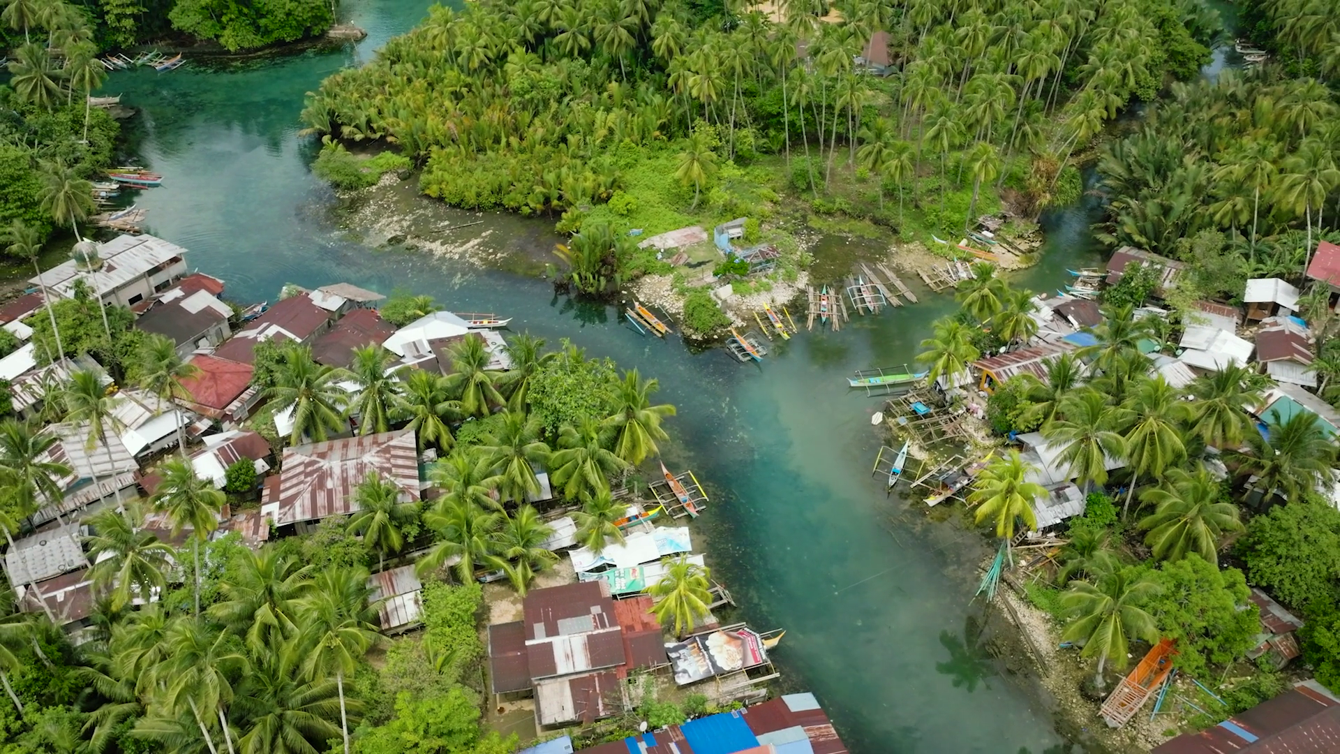 Drone View Of Bogac Cold Spring Surrounded Stock Footage SBV-352280936 ...
